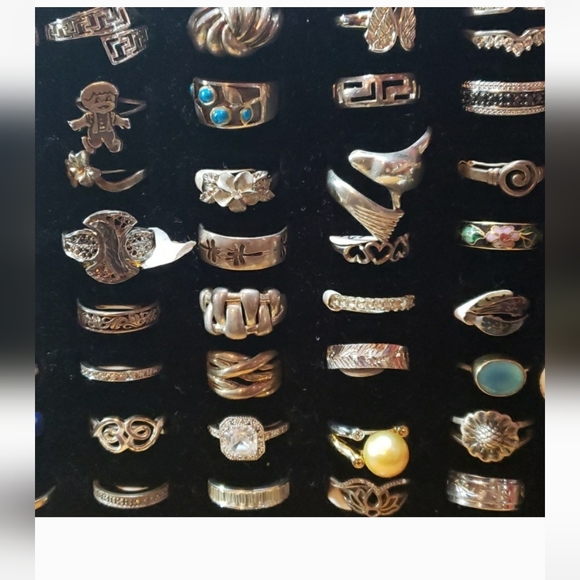 LIKE THIS POST TO GET NOTIFICATIONS FOR LIVE SHOWS!!ALL 925 STERLING SILVER. - Picture 3 of 3